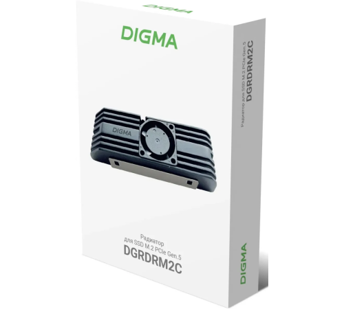 Радиатор для SSD Digma DGRDRM2C 20дБ металл Ret