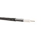 Кабель коаксиальный RG-6U 75 Ом (CCS оплетка 32 нити AL) наружный черный (100м) Netko Optima CXC-3120.3X.1B (58030)