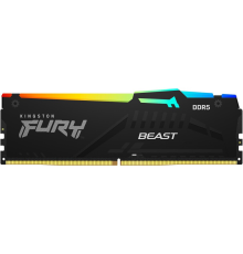 Оперативная память 16Gb DDR5 5600MHz Kingston Fury Beast RGB KF556C40BBA-16