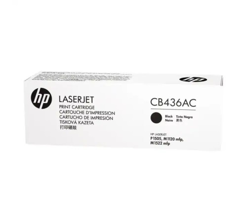 Картридж HP CB436AC Black