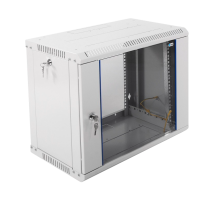 Шкаф телекоммуникационный настенный разборный ЭКОНОМ 9U (600x350) дверь стекло ЦМО ШРН-Э-9.350 30144251300