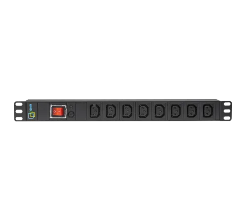 Блок розеток серии SNR SNR-PDU базовый на 8xC13 без шнура питания с вилкой C14 10A SNR-PDU-8A-C14-0-MS10L1