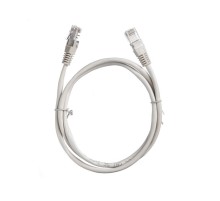 Патч-корд UTP4 cat 5e 1,0м ВС LSZH серый литой коннектор Netko Optima N.BC.UTP.5e-1.0m-2-lszh (67604)