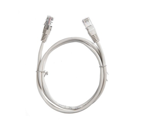 Патч-корд UTP4 cat 5e 1,0м ВС LSZH серый литой коннектор Netko Optima N.BC.UTP.5e-1.0m-2-lszh (67604)