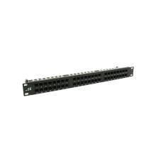 Патч-панель Qtech QPP-48RM-C5EUTP-8P8C-IDC-1U
