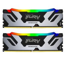 Оперативная память 96Gb DDR5 6400MHz Kingston Fury Renegade Silver RGB KF564C32RSAK2-96