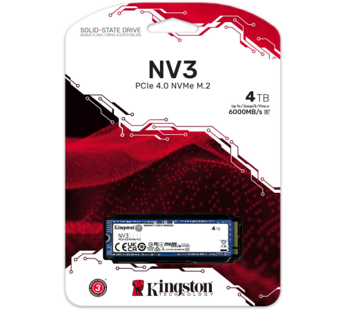 Накопитель SSD 4Tb Kingston NV3 SNV3S/4000G