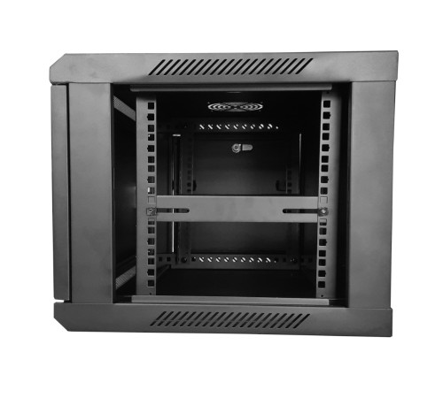 Шкаф настенный 9U серия WMA (Wall Maestro) (600х600х500) передняя дверь металл разборный черный Netko А N.WMA.6609MWD.69143.BK (69143)