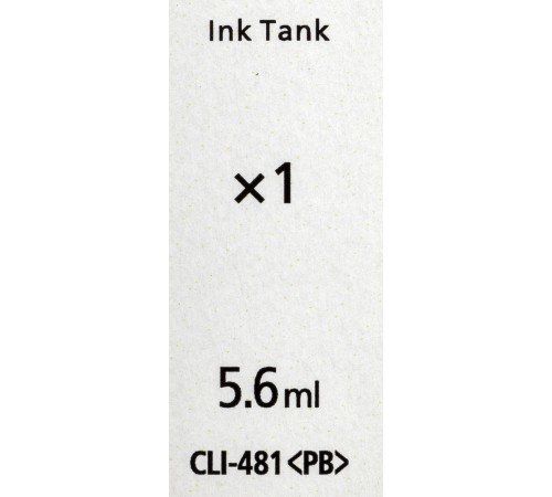 Струйный картридж Canon CLI-481 PB 2102C001