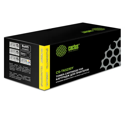 Картридж лазерный Cactus CS-TK5230Y