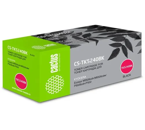 Картридж лазерный Cactus CS-TK5240BK