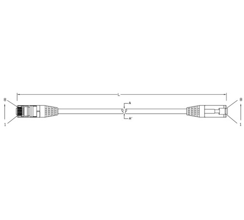 Патч-корд Hyperline PC-LPM-SFTP-RJ45-RJ45-C5e-1M-LSZH-GY Патч-корд Hyperline PC-LPM-SFTP-RJ45-RJ45-C5e-1M-LSZH-GY