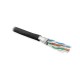 Кабель витая пара Hyperline UFTP4-C6A-S23-OUT-PE-BK-500