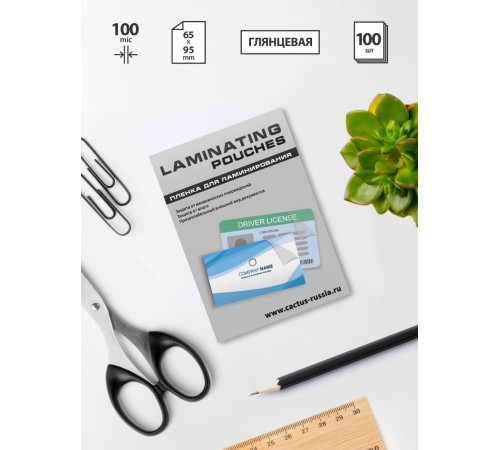 Пленка для ламинирования Cactus CS-LPG6595100
