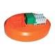 Площадка для заделки модулей Keystone Jack серии KJ2 80х60 мм цвет оранжевый Hyperline KJ2-PS-OR