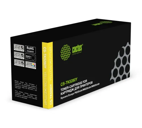 Картридж лазерный Cactus CS-TK5280Y
