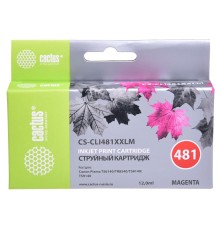 Картридж струйный Cactus CS-CLI481XXLM