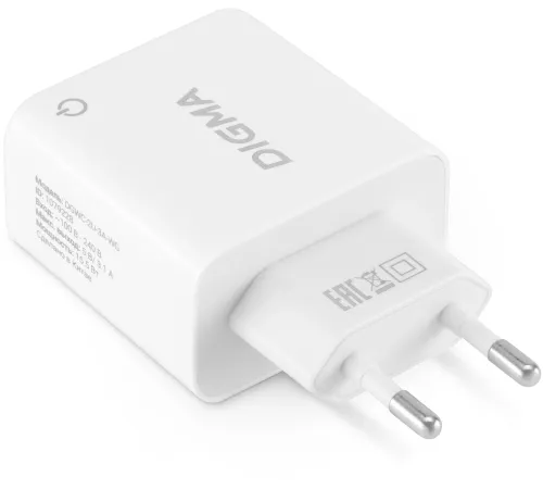 Сетевое зарядное устройство Digma DGWC-2U-3A-WG Сетевое зарядное устройство Digma DGWC-2U-3A-WG