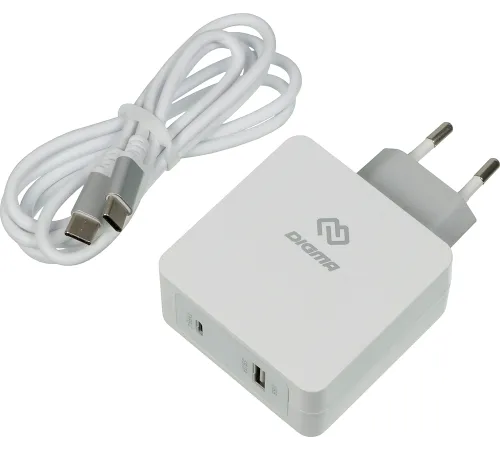 Сетевое зарядное устройство Digma DGPD-45W-WG