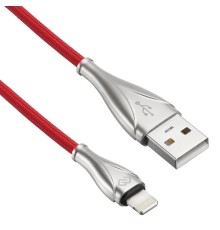 Кабель Digma LIGHT-1.2M-RED USB (m)-Lightning (m) 1.2м красный