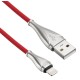 Кабель Digma LIGHT-1.2M-RED USB (m)-Lightning (m) 1.2м красный