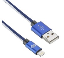 Кабель Digma LIGHT-1.2M-BL USB (m)-Lightning (m) 1.2м синий