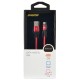 Кабель Digma MICROUSB-1.2M-BRAIDED-R USB (m)-micro (m) 1.2м красный