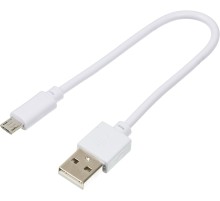 Кабель Digma MICROUSB-0.15M-WH USB (m)-micro (m) 0.15м белый