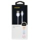 Кабель Digma LIGHT-1.2M-WH USB (m)-Lightning (m) 1.2м белый