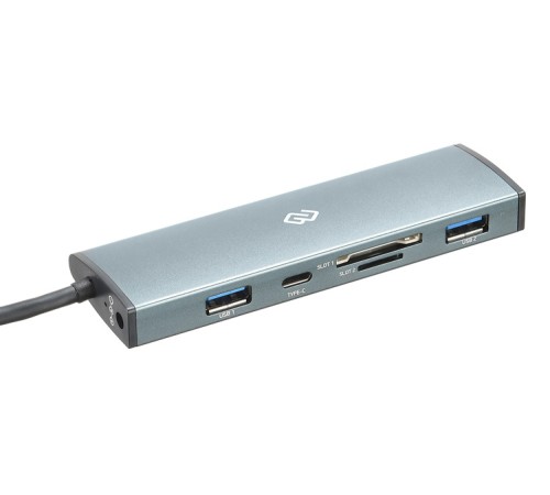 Стыковочная станция Digma HUB-2U3.0СCR-UC-G