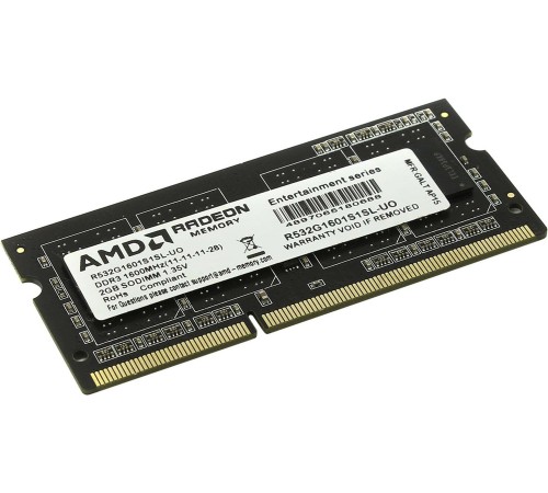 Память DDR3L 2Gb 1600MHz AMD R532G1601S1SL-UO