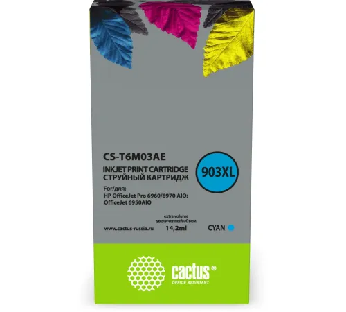Картридж струйный Cactus CS-T6M03AE