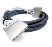 Претерминированная медная кабельная сборка Hyperline PPTR-CT-CSS/C6AS-D-CSS/C6AS-LSZH-7M-GY