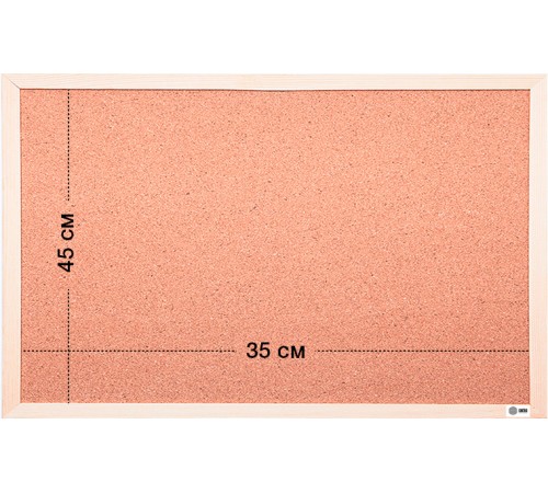 Доска пробковая Cactus CS-CWBD-30X45