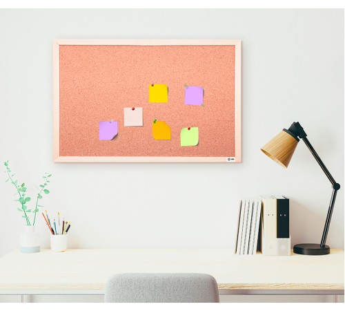 Доска пробковая Cactus CS-CWBD-60X90
