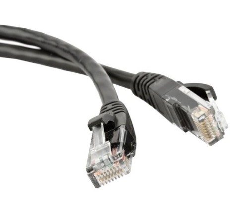 Патч-корд Hyperline PC-LPM-STP-RJ45-RJ45-C6-1M-LSZH-BK