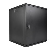 Шкаф телекоммуникационный настенный разборный ЭКОНОМ 12U (600x650) дверь металл цвет черный ЦМО ШРН-Э-12.650.1-9005 30144251457