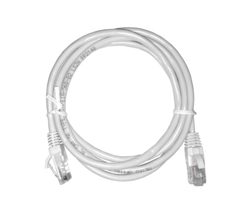 Патч-корд UTP4 cat 5e 1,5м ВС LSZH белый литой коннектор Netko Optima N.BC.UTP.5e-1.5m-0-lszh (67608)
