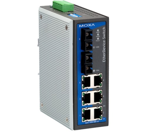 Промышленный коммутатор MOXA EDS-308-S-SC