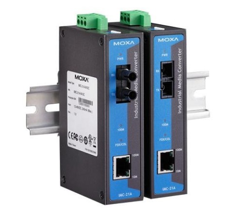Конвертер MOXA IMC-21A-S-SC