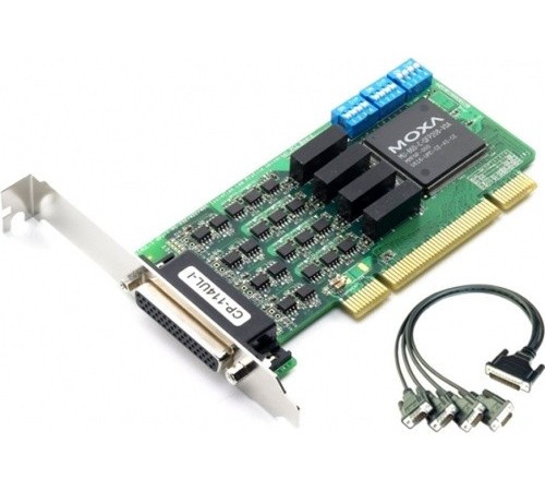 Плата MOXA CP-114UL-I-DB9M
