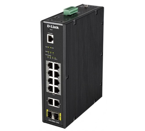 Коммутатор D-Link DIS-200G-12PS (DIS-200G-12PS/A2A)
