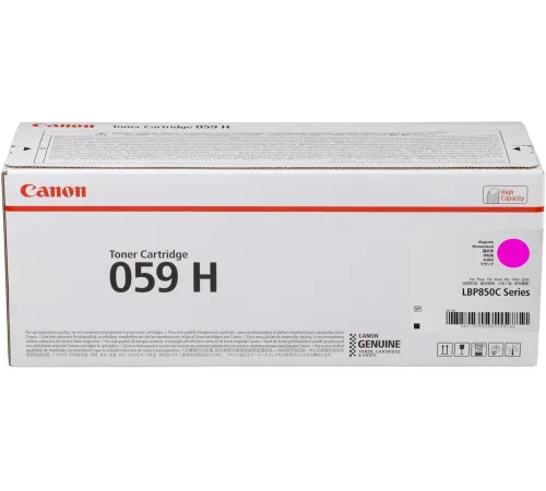 Тонер Canon 059 H M пурпурный для LBP 852Cx 3625C001