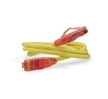 Патч-корд Hyperline PC-LPM-UTP-RJ45-RJ45-C5e-0.3M-LSZH-YL