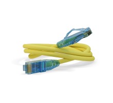 Патч-корд Hyperline PC-LPM-UTP-RJ45-RJ45-C6-0.3M-LSZH-YL