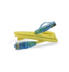 Патч-корд Hyperline PC-LPM-UTP-RJ45-RJ45-C6-0.3M-LSZH-YL
