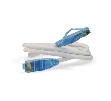Патч-корд Hyperline PC-LPM-UTP-RJ45-RJ45-C6-0.3M-LSZH-WH