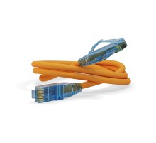 Патч-корд Hyperline PC-LPM-UTP-RJ45-RJ45-C6-0.3M-LSZH-OR