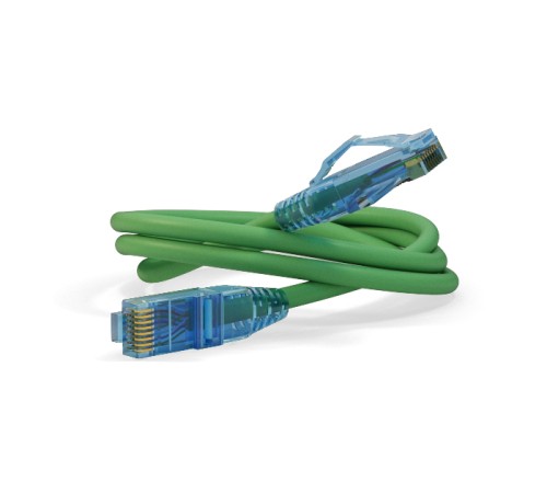 Патч-корд Hyperline PC-LPM-UTP-RJ45-RJ45-C6-0.3M-LSZH-GN