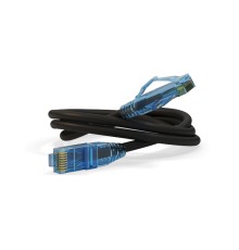 Патч-корд Hyperline PC-LPM-UTP-RJ45-RJ45-C6-0.3M-LSZH-BK